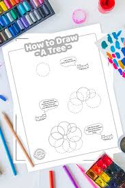 This way you can erase it at will or make almost no pressure. Easy How To Draw A Tree Tutorial