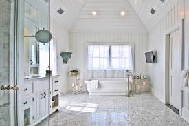 Woven baskets can also create storage in a hamptons bathroom. Hamptons Style Bathroom Beach Style Bathroom New York By Hamptons Habitat Enterprises Corp Houzz Au