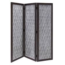 This diamond weave room partition is a practicalthis diamond weave room partition is a. Versatile Dark Wood 3 Panel Room Divider And 50 Similar Items