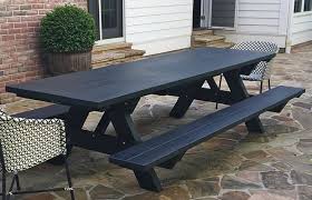 The Sonoma Planters Built To Last Decades Forever Redwood Painted Picnic Tables Wooden Picnic Tables Outdoor Furniture Ideas Backyards
