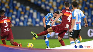 Preview and stats followed by live commentary, video highlights and match report. Napoli Vs Roma Partenopei Jinakkan Serigala Ibu Kota 4 0