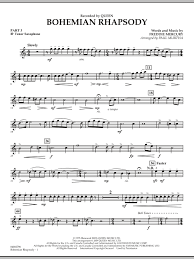 Free bohemian rhapsody piano sheet music is provided for you. Paul Murtha Bohemian Rhapsody Pt 3 Bb Tenor Saxophone Sheet Music Download Pdf Score 272692