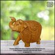 Handmade Wooden Elephant for home decor showpiece