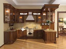 Stunning Kitchen Cupboard Design Idea In Small Space With Dark Brown Color Decor In Tradi Kitchen Cabinet Design Simple Kitchen Cabinets Kitchen Design Gallery