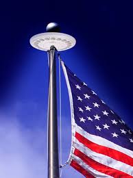 Flag Center Solar Flagpole Light