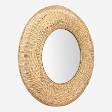 Il offre un embellissement de la maison personnalisé ce qui crée un effet de rareté. Playa Miroir Rond En Rotin Naturel 100 Cm Habitat