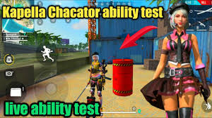 She is a beautiful, talented, and famous singer. Free Fire Kapella Character Ability Test Kapella Character Ability Live Check Youtube
