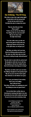 Der Erlkonig The Elf King 1782 Ballad By Johann Wolfgang Von Goethe Poet Germany Http En Wikipedia Org Wiki Der Erlk C3 B6 Elf King Poems Book Lovers