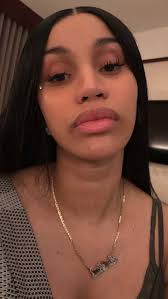 Cardi B with no makeup