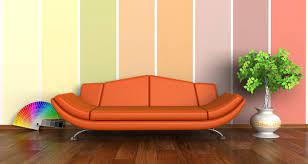 Living Room With Sofa And Warm Tones On Wall Background Hd Picture 01 Backgrounds Stock Photo Free Download Wall Background Wall Background Hd Warm Tones