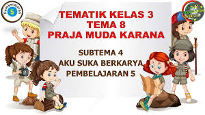 Kelas 5, tema 4, subtema 2, pembelajaran 3. Kelas 3 Tematik Tema 8 Subtema 4 Pembelajaran 5 Praja Muda Karana Youtube