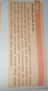 Kunci jawaban buku tematik halaman 73. Tolong Bantu Tugas Prakarya Kelas 8buku Paket Bab V Halaman 160 Tugas 1 Brainly Co Id