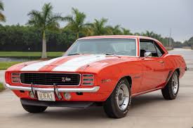 The power is produced by a naturally aspirated engine of 5.7 litre capacity. 1969 Chevrolet Camaro Z28 Rs X33 Cross Ram