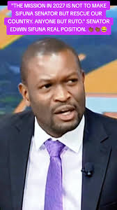 Senator Edwin Sifuna's Vision for Kenya in 2027