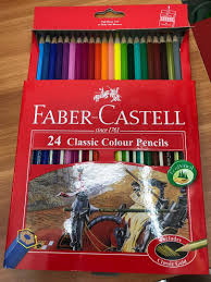 Pensil Warna Faber Castell 24 W Buku Alat Tulis Alat Tulis Di Carousell