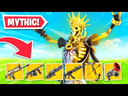 There are two brand new guns in fortnite this season; New All Mythic Weapon Load Out In Fortnite It S Insane