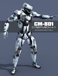 Cm 801 Cybermech 4 1 3d Models And 3d Software By Daz 3d Mech Graphic Design Software Android Robot