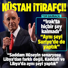 📌ABD'nin Ankara Büyükelçisi ve Suriye Özel Temsilcisi Tom Barrack, ABD'nin  Irak ve Suriye'deki kirli stratejisini açıkça itiraf etti.