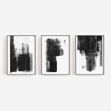 Framed Black And White Art Prints Abstract Print Set Of 3 Prints Black And White Art Set Minimalist Wall Art Set Large Abstract Art Scandinavian Art Print Set Scandinavian Art Print White Art Modern Abstract Print
