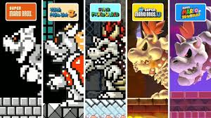 However, unlike with his living counterpart, dry bowser's fireballs can sometimes be colored light blue. Super Mario Maker 2 All Dry Bowser Forms Youtube