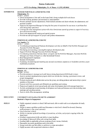 Create a best cover letter for an office administrator quick & easy builder free download sample expert writing tips from getcoverletter. Portfolio Administrator Resume Samples Velvet Jobs