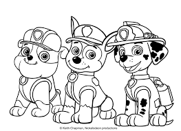 It is currently in its seventh season. Rubble Chase And Marshall Coloring Page Coloring Home