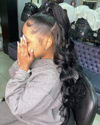 Thanks to celebrities because through them, the common woman knows a few styles to rock. Pin By Aniiee On Aniieeascanio Hair Ponytail Styles Weave Ponytail Hairstyles Weave Hairstyles