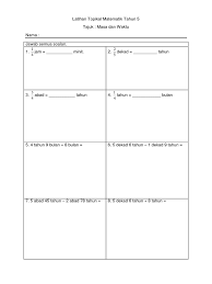 Bahasa melayu, bahasa inggeris, matematik, sains. Latihan Topikal Matematik Tahun 5