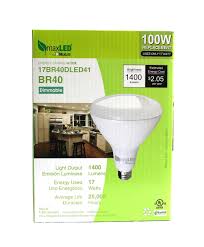 Maxlite 17br40dled41 17w Dimmable Br40 4100k Led Light Bulb Click The Photo For Extra Information This Is An Affiliate Link In 2020 Led Light Bulb Light Bulb Bulb