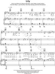 Print And Download Lily Sheet Music By Alan Walker K 391 Emelie Sheet Music Arranged For Piano Vocal Guitar Alan Walker Sheet Music Piano Sheet Music Free