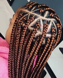 Black And Brown Box Braids Big 11 Triangle Braids Hairstyles You Need To See Trianglebraids Boxbraids Boxbraidedhairstyles Box Braids Hairstyles Triangle Braids Box Braids Styling
