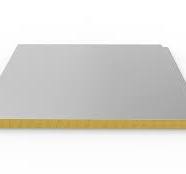 Fireproof 75mm Rock Wool Sandwich Wall Panels