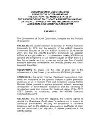 The purpose of an moa is to have a written formal understanding of the agreement between parties. Memorandum Of Understanding Between The Governments Of The