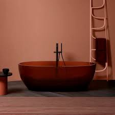 Heute geben wie ihnen einige beispiele für kleine bäder mit badewanne und dusche, die baden und duschen auf kleinem raum möglich machen. Ovale Badewanne Reflex Antonio Lupi Freistehend Harz Transparent