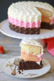 3 Layer Neapolitan Cake Chocolate Vanilla Strawberry Recipe Cake Recipes Easy Cake Recipes Neapolitan Cake