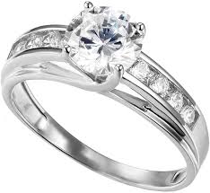 It differs from white gold in its price range and purity, and makes an excellent jewelry metal choice. 10k White Gold Solid Wedding Engagement Ring Rings For Women Gold Thick Gold Ring 10k Solid Yellow Gold Proposal Size 5 Proposal Female Amazon Com