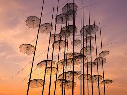 Nature wallpapers | marvelous wallpapers: Hd Wallpaper Umbrellas Art Sculpture Sunset Colors Thessaloniki Salonica Wallpaper Flare