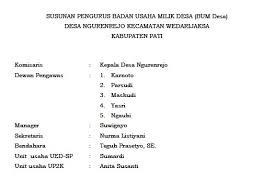 Itu arti surat secara biasa atau yang umumnya. Bumdes Desa Ngurenrejo