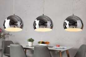 Designer Hangeleuchte Chromagon Chrom Kugelleuchte Lampe Leuchte Esstisch Beleuchtung Lampen Wohnzimmer Hangelampe Esszimmer