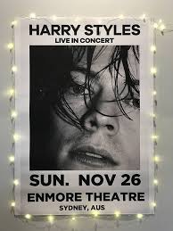 Harry Styles Live In Concert Custom Tour Poster Harry Styles Poster Harry Styles Live Harry Styles
