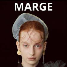 marge Stone drop earring/ Moss agate