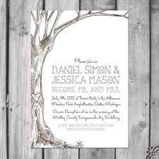 Love Tree Wedding Invitation Set Tree Wedding Invitations Tree Wedding Invitation Set