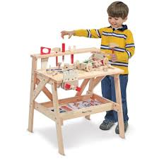 How old should a child be to use a tool bench? Kids Wooden Workbench Educational Toys Planet