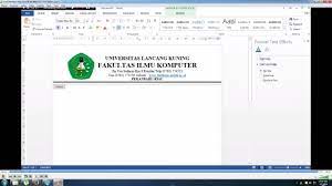 Karena dengan adanya kop surat, maka surat tersebut terkesan lebih professional, terbukti bahwa. Cara Membuat Kop Surat Di Ms Word How To Create A Letterhead In Ms Word Youtube