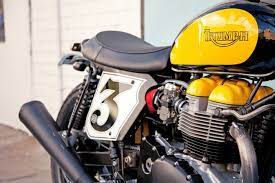 Bumblebee Bonneville Motorcycle Bike Triumph Motorcycles