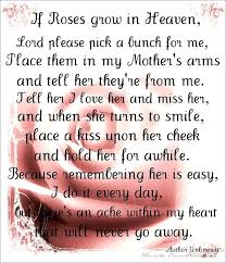 Quotes For Mom In Heaven On Her Birthday If Roses Grow In Heaven Mother Canvas Print Canvas Art By Michelle Mom In Heaven Mom In Heaven Quotes Heaven Quotes