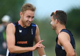 The young nottingham pacer stuart broad is the current captain of england's twenty20 team. Stuart Broad Knocks Back Michael Vaughan Suggestion That He And James Anderson Should No Longer Play Together