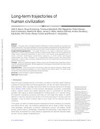 We all love and respect one another and get along well. Pdf Long Term Trajectories Of Human Civilization