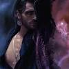 (in arabian or muslim mythology) an intelligent spirit of lower rank than angels, able to appear in human and animal forms and to posess humans. 3