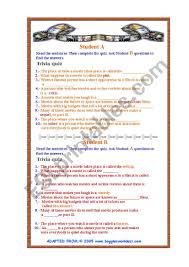 If the project is done incorrectly or professionally, you'll probably end up paying far more than you originally planned. Trivia Quiz Esl Worksheet By Meditationtime